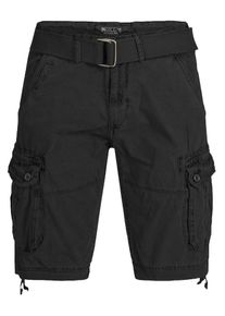 INDICODE JEANS, Herren Shorts 'Bolton', Schwarz