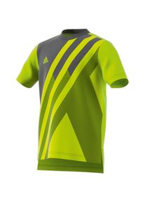 adidas Performance, T-Shirt 'X', Neongelb / Basaltgrau
