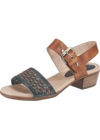 Pikolinos, Damen Riemchensandaletten 'Fortera', Nachtblau / Braun