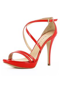 Evita, Damen Sandalette, Rot