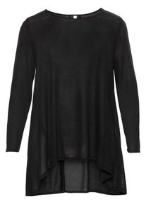 SheeGOTit, Damen Longpullover, Schwarz
