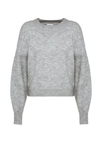 Noisy may, Damen Stickpullover 'HANNE', Grau