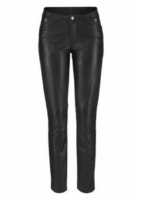 Laura Scott, Damen Lederhose, Schwarz