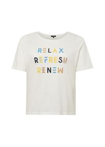 Tom Tailor, Damen T-Shirt, Mischfarben / Wei&szlig;