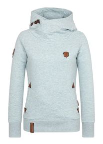 Naketano, Damen Hoodie 'Schickobello', Opal / Hellgr&uuml;n
