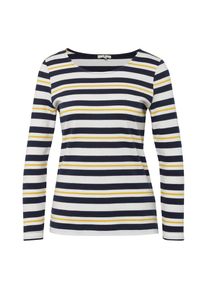 Tom Tailor, Damen Shirt, Navy / Weiß