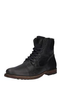 Bullboxer, Herren Schnürstiefel, Schwarz