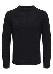 Only & Sons Only & Sons, Herren Strickpullover, Schwarz