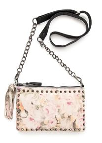 Maze, Damen Umhängetasche 'Punta', Beige / Mischfarben / Schwarz