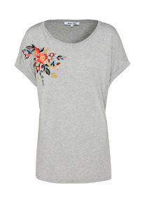 ABOUT YOU, Damen Oversized Shirt 'Dylane', Graumeliert / Melone