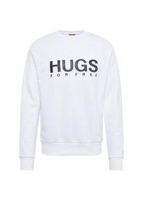 Hugo, Herren Sweatshirt 'Dakotah 10200626 01', Schwarz / Weiß