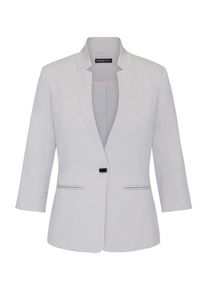 Apart, Damen Blazer mit leichten Schulterpolster, Silbergrau