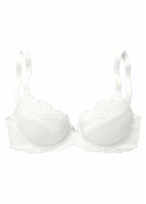 Lascana, Damen Push-up-BH, Creme
