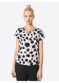 s.Oliver BLACK LABEL, Damen Bluse, Schwarz / Weiß