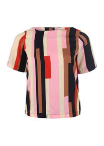 Vero Moda Curve, Damen Shirt 'VMMATILDA', Grau / Rosa