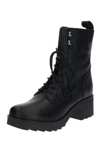 PS Poelman, Damen Schnürstiefelette, Schwarz