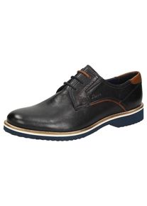 Sioux, Herren Schn&uuml;rschuh 'Encanio-702', Ultramarinblau / Cognac