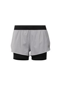 Reebok, Damen Sporthose, Hellgrau / Schwarz