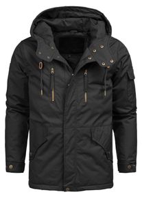 INDICODE JEANS, Herren Winterjacke 'Elmhurts', Schwarz