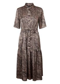 Pieces, Damen Kleid, Hellbeige / Hellbraun