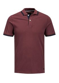PRODUKT, Herren Poloshirt, Navy / Burgunder