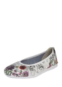 Rieker, Damen Ballerina, Mischfarben / Wei&szlig;