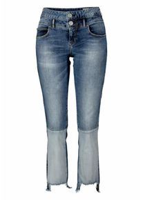 Herrlicher, Damen Jeans 'BABY PATCH SLIM', Blue Denim