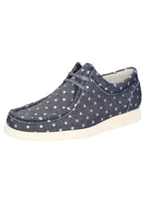 Sioux, Damen Mokassin 'Grash-D172-29', Taubenblau / Wei&szlig;