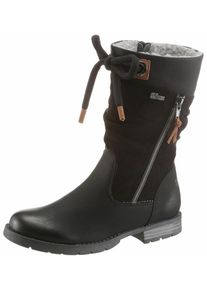 s.Oliver Junior, Mädchen Winterstiefel, Schwarz