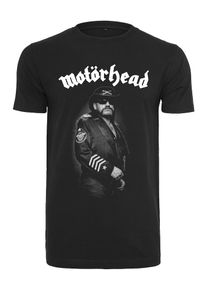 Mister Tee, Herren T-shirt 'Mot&ouml;rhead Lemmy Warpig Tee', Schwarz / Wei&szlig;