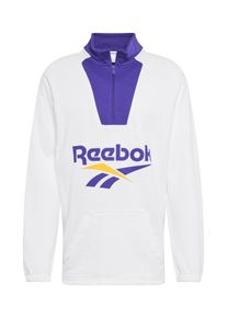 Reebok CLASSIC, Herren Sweatshirt 'CL V 1/4 ZIP', Lila / Rot / Wei&szlig;