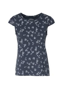 EDC by Esprit, Damen T-Shirt, Marine / Weiß