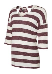 MAMALICIOUS, Damen Umstandstop, Creme / Rotviolett