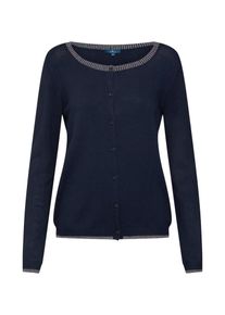 Tom Tailor, Damen Cardigan, Navy / Silber