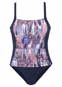 Sunseeker, Damen Badeanzug, Navy / Pink / Rosa / Wei&szlig;
