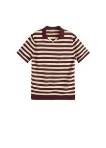 Mango Man, Herren Poloshirt 'Ivan', Beige / Weinrot