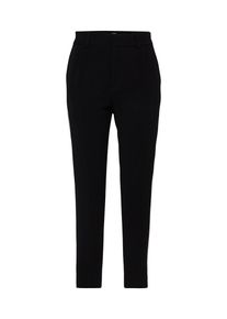 Drykorn, Damen Bundfaltenhose 'FIND', Schwarz / Naturwei&szlig;