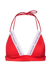 Calvin Klein Swimwear, Damen Bikinitop 'FIXED TRIANGLE-RP', Orangerot