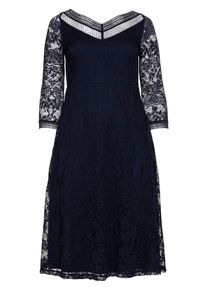 sheego Style, Damen Abendkleid, Marine