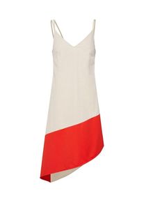 Funky Buddha, Damen Kleid, Beige / Orangerot