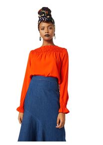 RENÉ LEZARD, Damen Bluse, Rot
