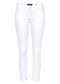 Replay, Damen Jeans 'Luz Anklezip', Wei&szlig;
