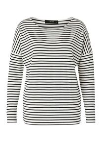 Hallhuber, Damen Ringelshirt, Schwarz / Weiß