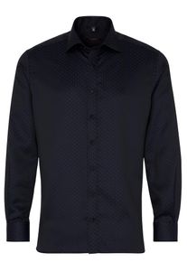 Eterna, Herren Hemd, Blau / Anthrazit