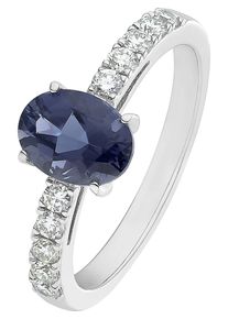 Christ, Damen ring 'Iolith', Blau / Silber