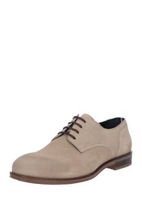 Tommy Hilfiger, Herren Halbschuhe 'DRESS CASUAL SUEDE SHOE', Beige