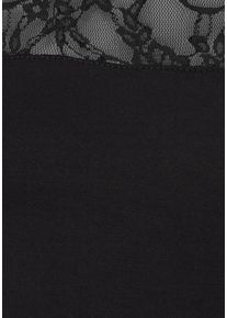 Lascana, Damen Strandshirt, Schwarz