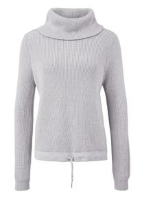 Q/S Designed By, Damen Strickpulli mit Rollkragen, Grau