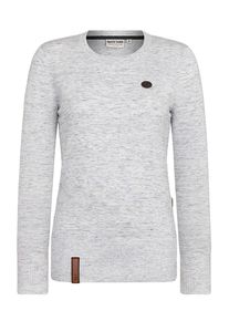 Naketano, Damen Pullover 'Schaaaaa-aaaaaatz', Hellgrau