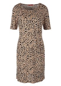 s.Oliver RED LABEL, Damen Kleid, Hellbraun / Schwarz